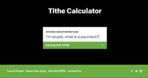 tithe calculator