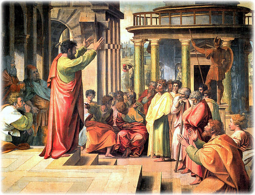 Saint Paul Preaching At Athens, by Raphael